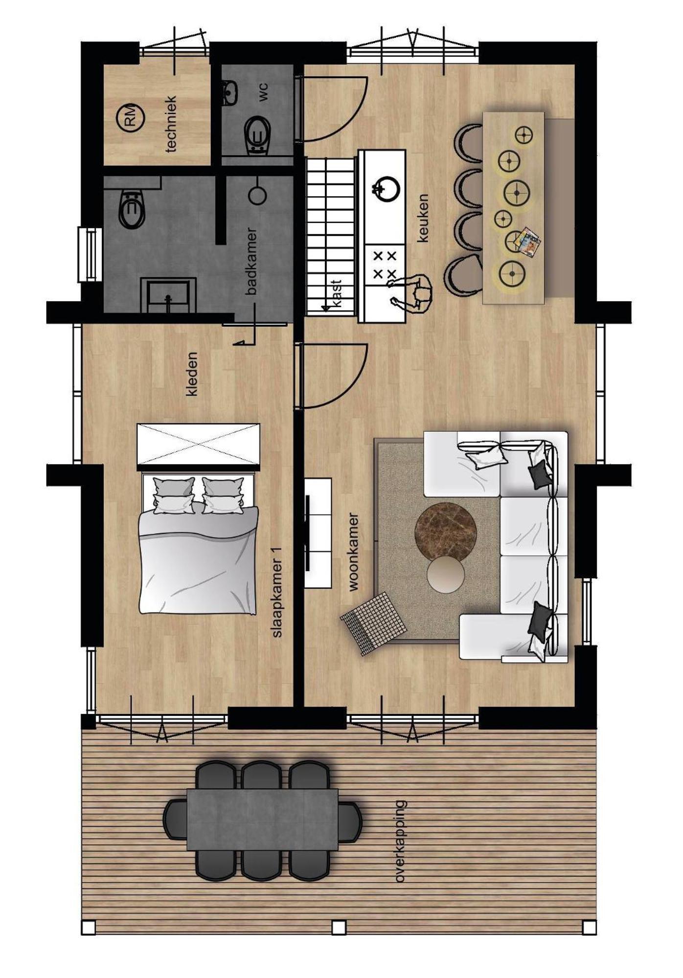 Bos Met Hottub & Sauna | 8 Personen * Wekerom